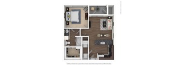 A series of images showing different layouts of a bedroom.
