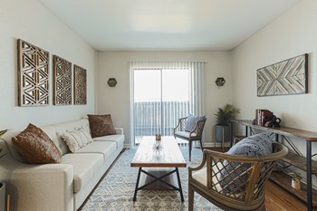 living room in north houston apartments - Photo Gallery 4