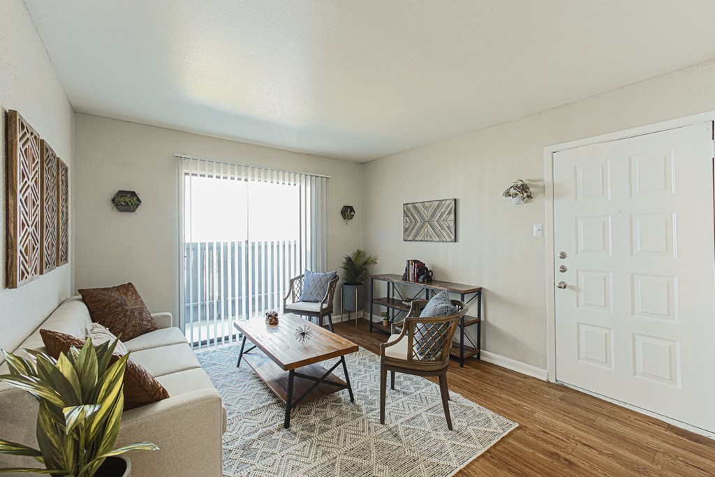 Living Room With Oversized Windows And Doors at Cashel Springs, Houston, TX
