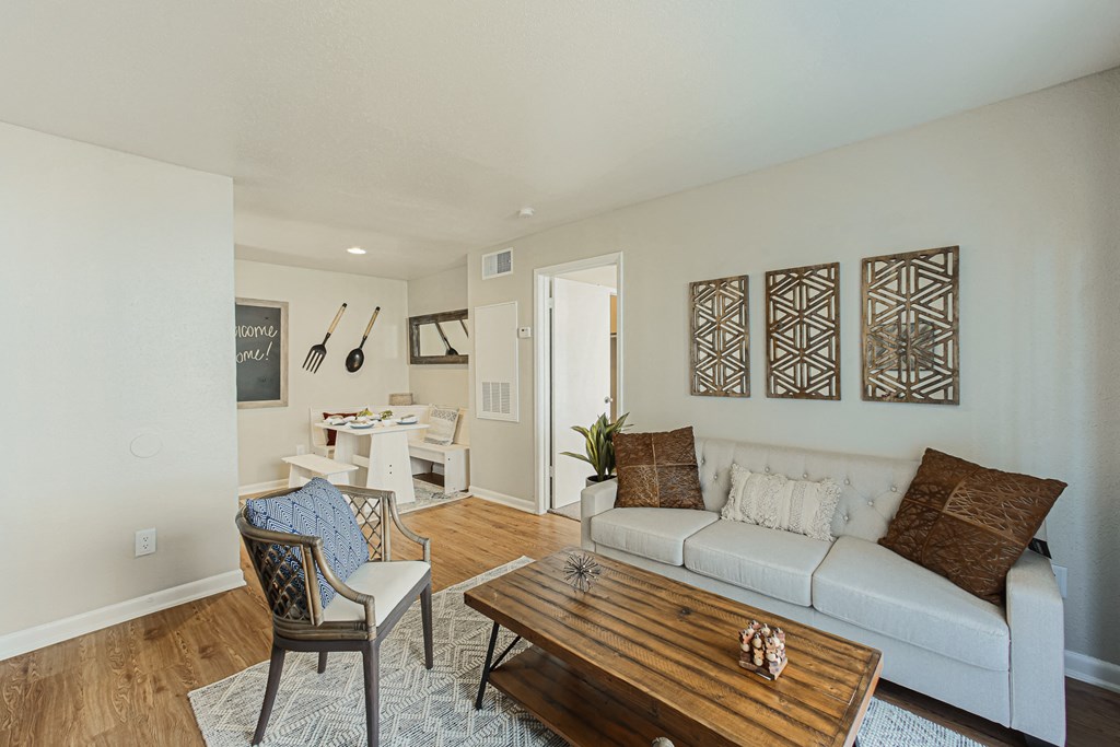 Living Room and Dining Area at Cashel Springs, Houston, 77069