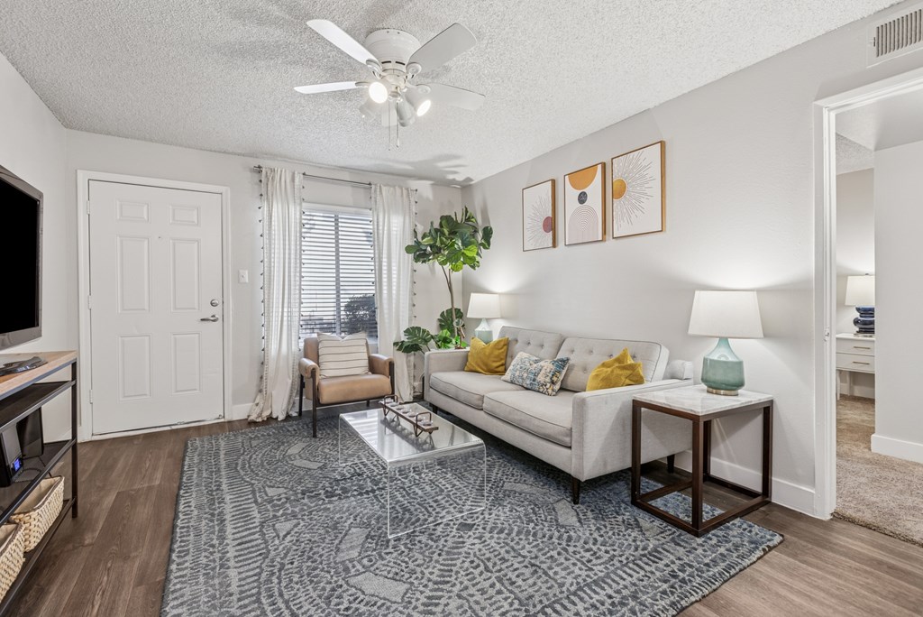 couch in living room.