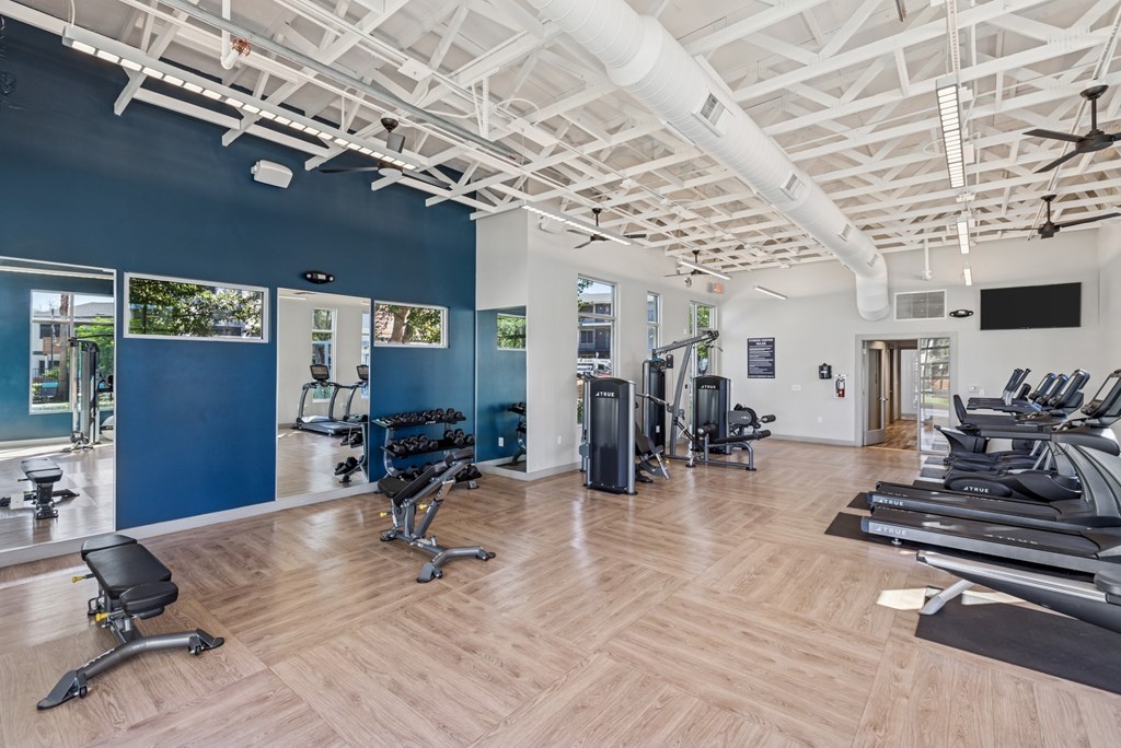 other view of gym.