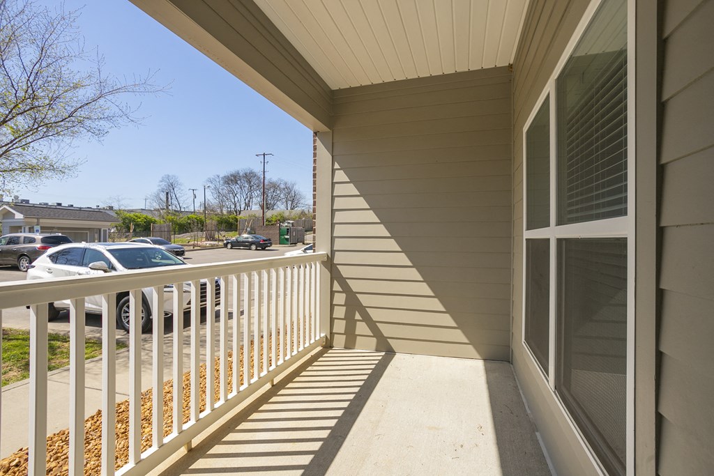 the views of the condo from the balcony of the unit