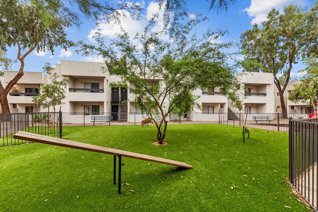 our apartments offer a park with a playground