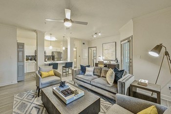 living room with grey sectional - Photo Gallery 4