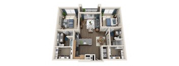 b1 floor plan in irving tx apartments