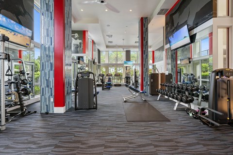 the gym at the runnymede on best student halls of fame