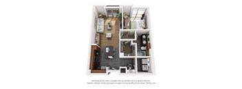 the outlook floor plan of 1190 sq ft