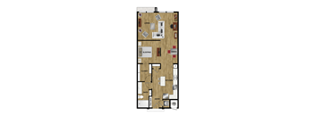 L2 Floor Plan at Brixton South Shore, Austin