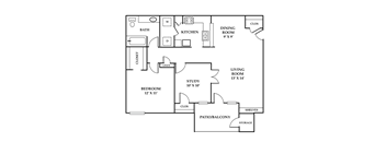 a floor plan of a home