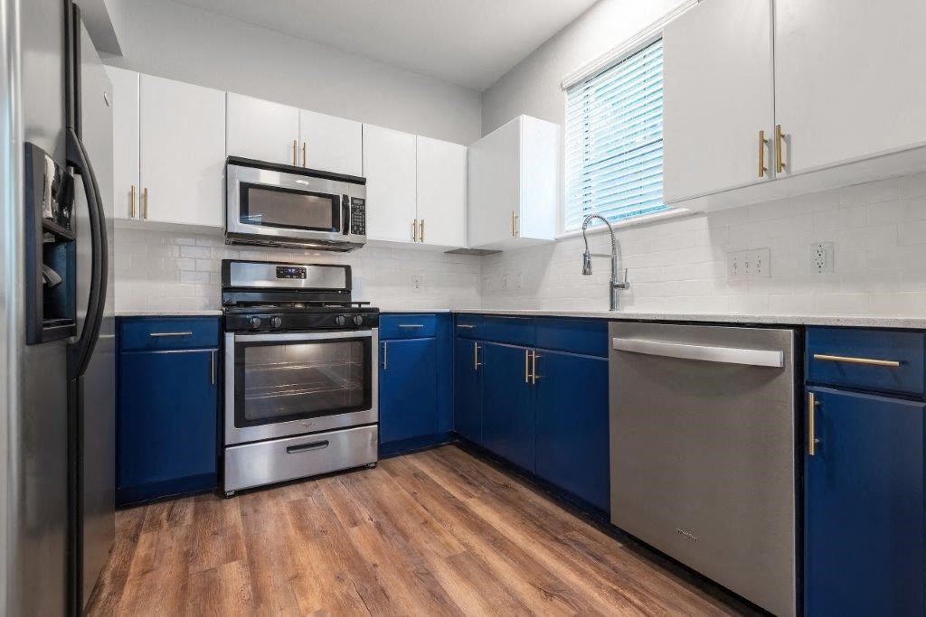 silver appliance in the kitchen