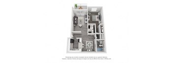 a 1 bedroom floor plan  apartments