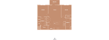 A floor plan of a house with rooms labeled as Breathe, Dream, Relax, Style, Greet, and Hyacinth.