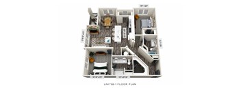 bedroom floor plan | the edge at 450