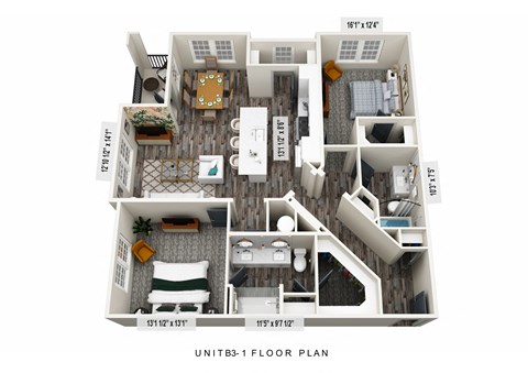 bedroom floor plan | the edge at 450