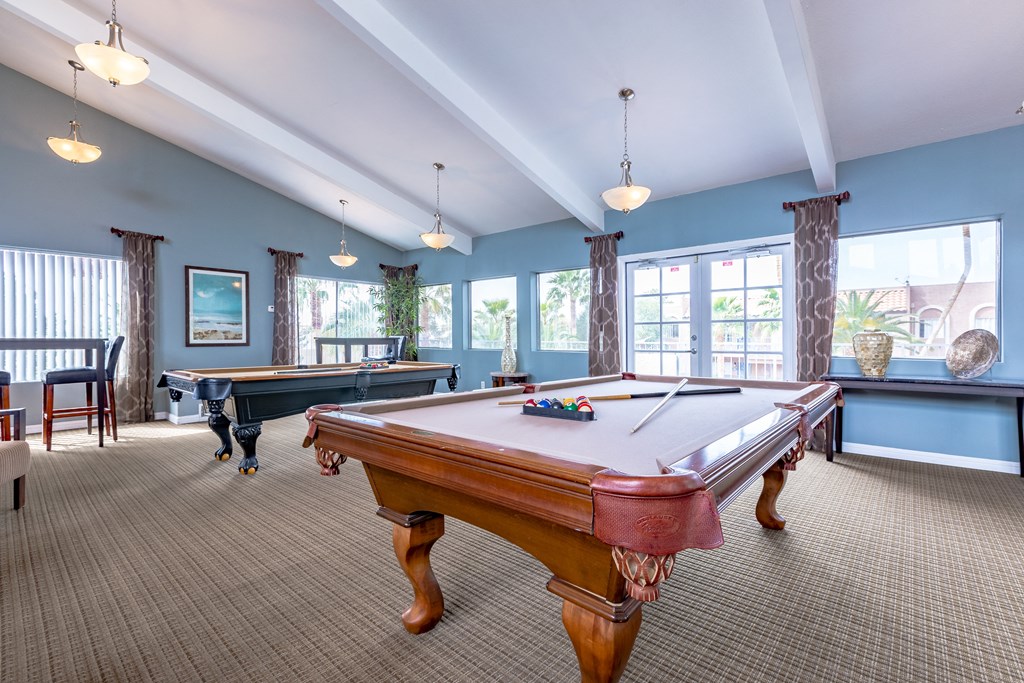 Playa Vista Apartments Clubhouse Billiards Table Las Vegas Nevada