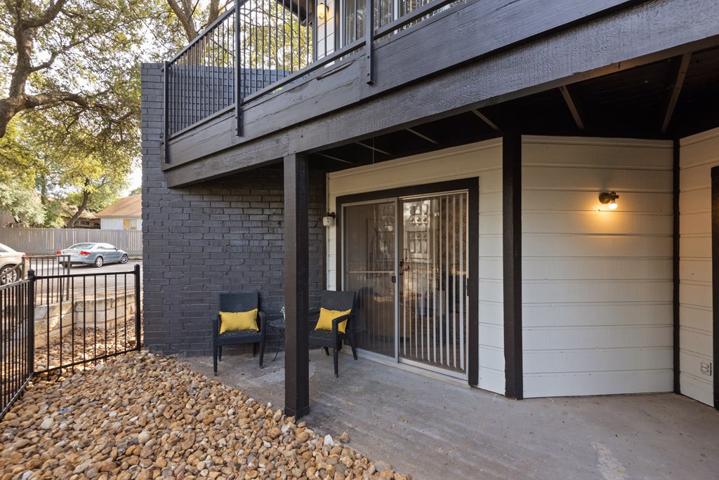 our apartments showcase a beautiful screened in porch