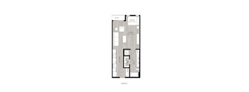 floor plan  1 bedroom  1190 square feet