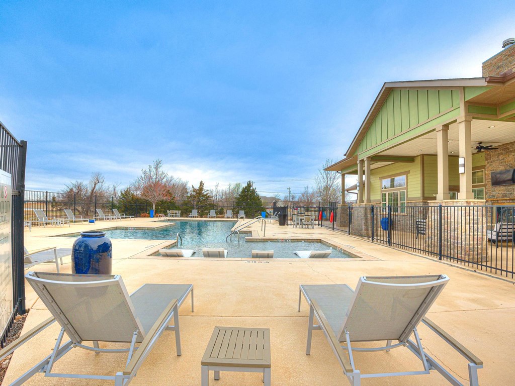 our apartments showcase a swimming pool