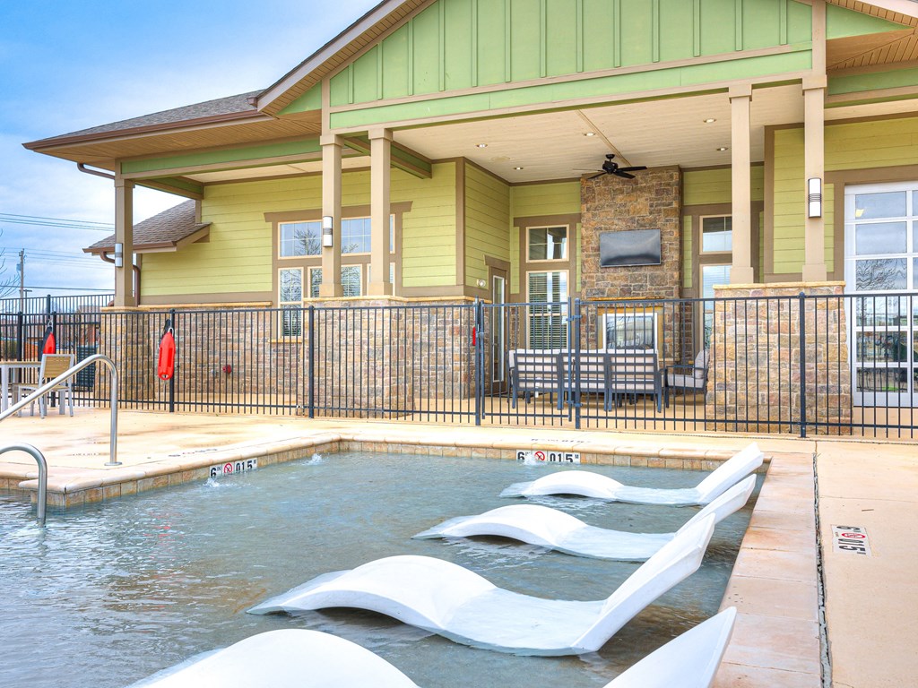 our apartments showcase a swimming pool