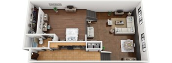 1 bedroom/ 1 bathroom