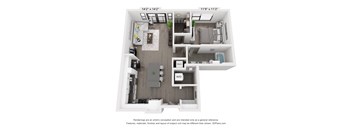 a 1 bedroom floor plan  sierra  2100 sq ft