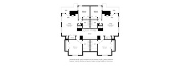 B4 Floor Plan at The Robinson on Melrose, Austin, 78727