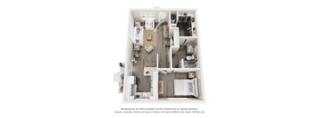 a 1 bedroom floor plan  460 sq ft