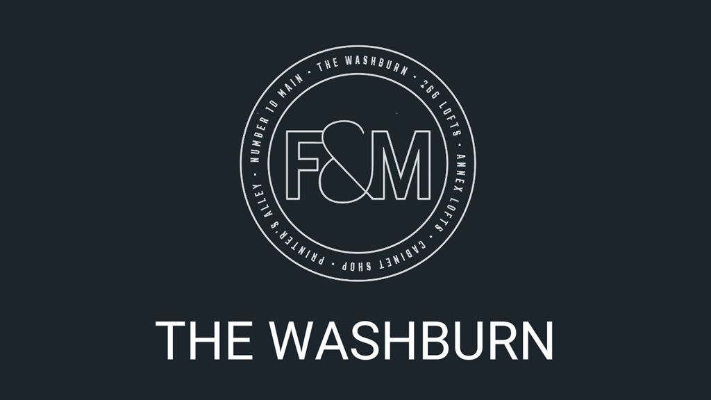 a black and white logo for the washburn
