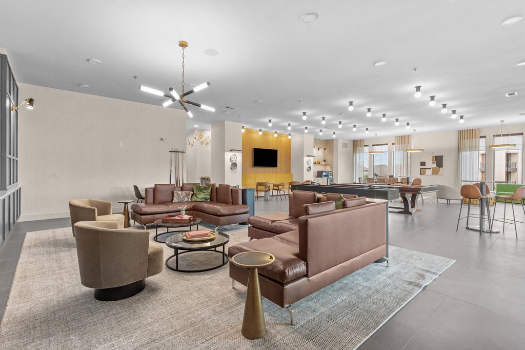 the preserve at gateway living room with couches and chairs