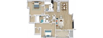 our apartments have a spacious floor plan with plenty of room to move around