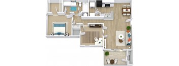 our apartments have a spacious floor plan with plenty of room to move around