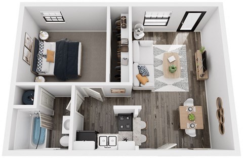 a 2400 sq ft floor plan with a bedroom and a living room