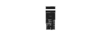 A black and white image of a floor plan for a SleepiLive room.