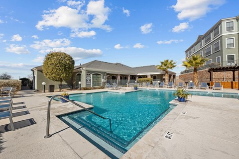 the swimming pool at the preserve at polo apartments fl