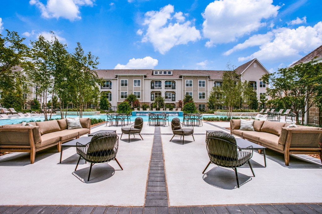 take a dip in the pool at villas at houston levee west apartments in cord