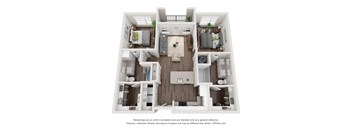 bedroom floor plan an open concept layout with a lot of natural light