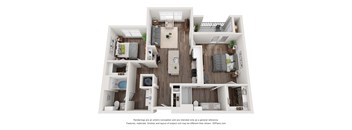 bedroom floor plan an open concept layout with a large closet and a balcony