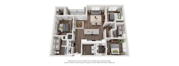 bedroom floor plan an open concept layout with a large bedroom