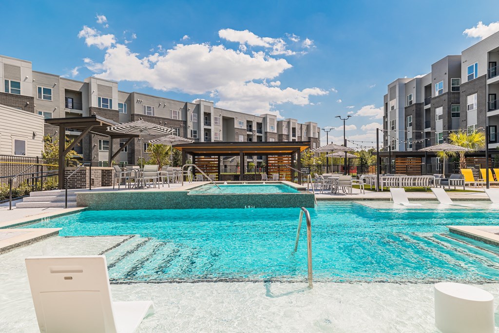 take a dip in our resort style pool