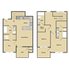 3 Bedroom 3 Bathroom Floor Plan luxury two bedroom apartment with a den in north austin