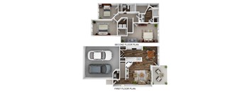 the outlook  3 bedroom floor plan  395 sq ft