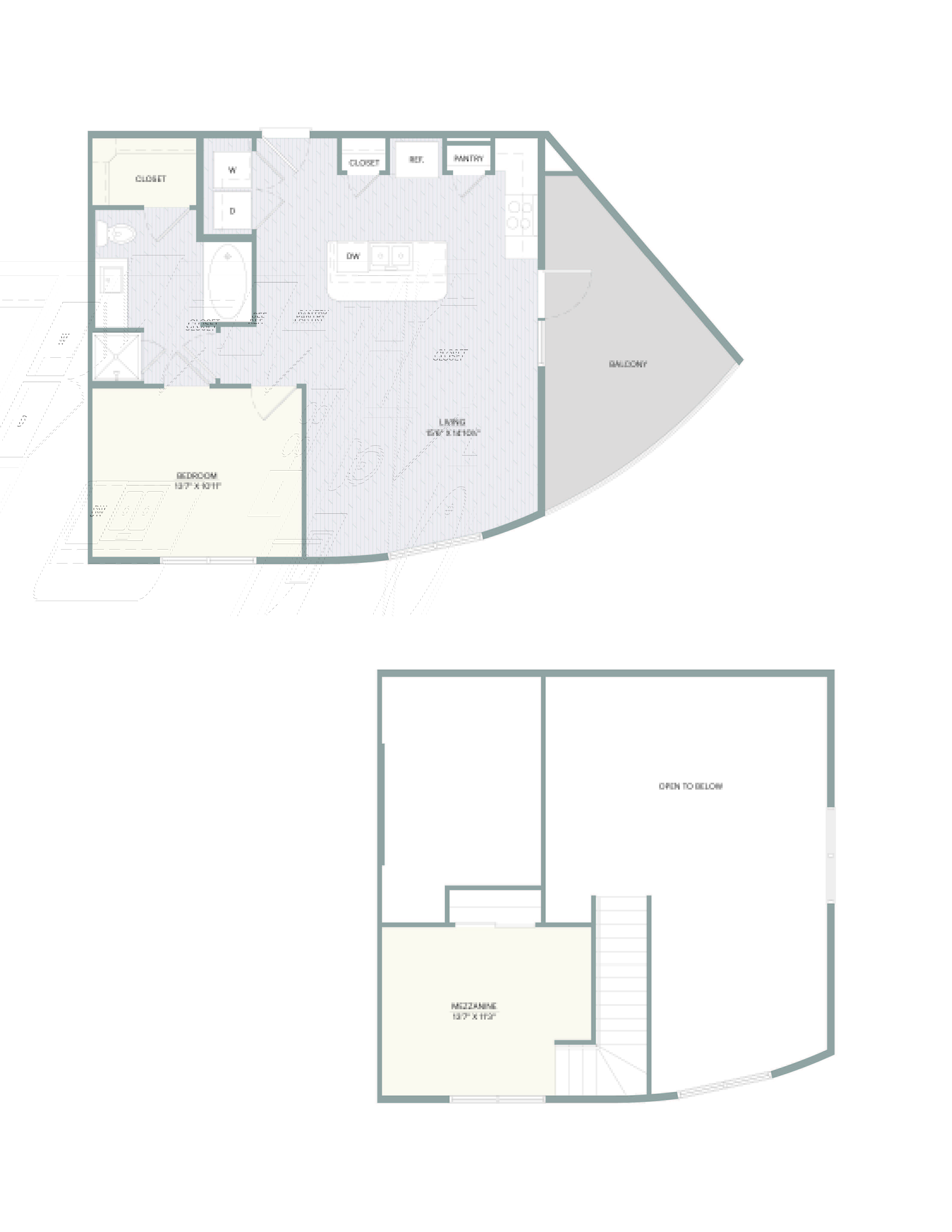 A floor plan of a house with a garage and a living room.