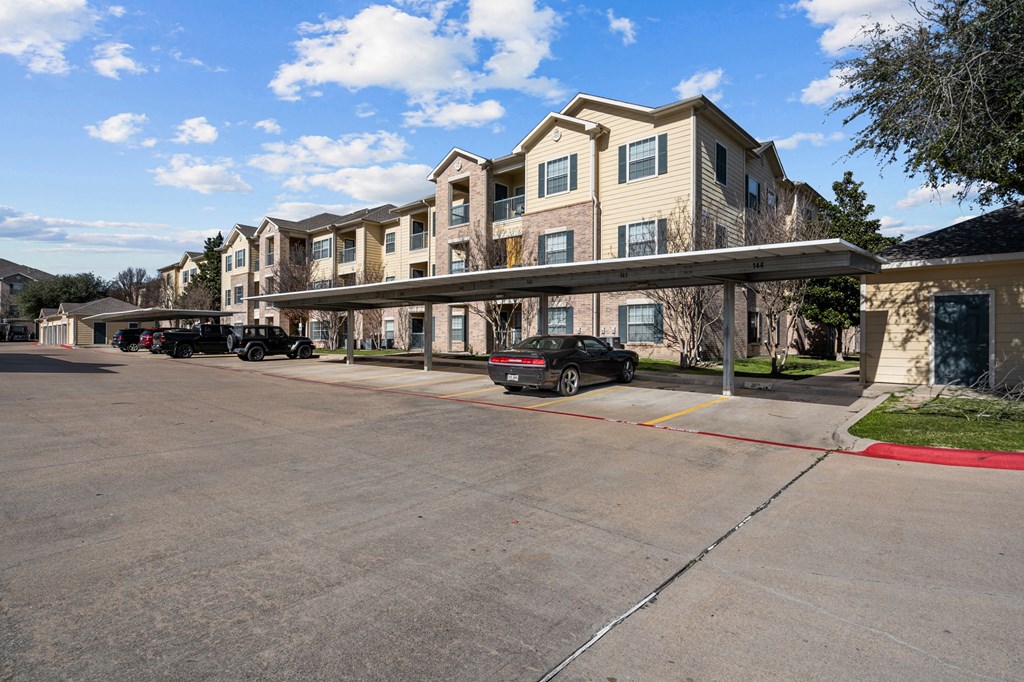 Exterior with carports