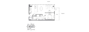 this is the floor plan of the renovated home
