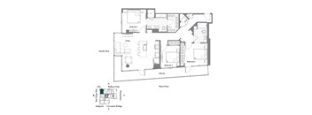 the third floor plan of the renovated home