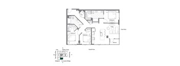 the typical floor plan of the residence