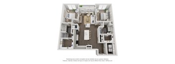 a 1 bedroom floor plan  woodland heights apartments