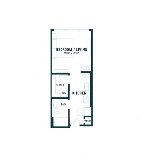 bedroom floor plan | apartments in pittsburgh pa | the mille brookhaven apartment