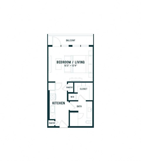 bedroom floor plan | apartments for rent in brookhaven ga | the mille brook